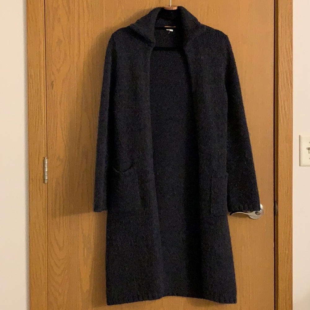 Jcrew long chunky cardigan jacket